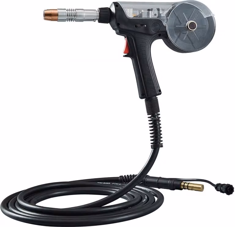 Pistola di saldatura a bobina 200A con cavo da 6 m - Adatta per fili di saldatura da 0,0762/0,0889 cm - Accessori per saldatori ad arco schermati a gas per applicazioni industriali e domestiche