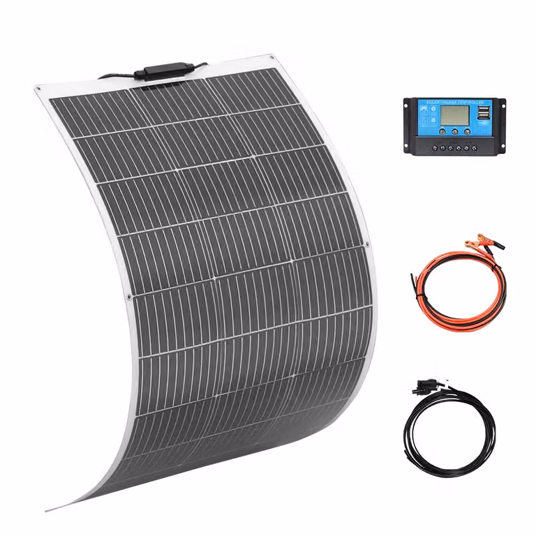 Pannello solare flessibile, alta efficienza del 21,8%, design leggero e portatile, sistema solare da 100W