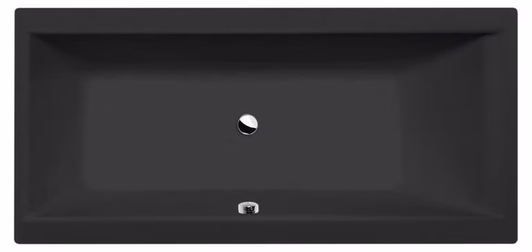 CLEO vasca rettangolare 160x75x48cm, nero opaco