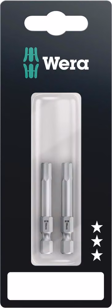 Wera 840/4 Z SB Bit, 2,5 x 50 mm, 2 pezzi 05073057001