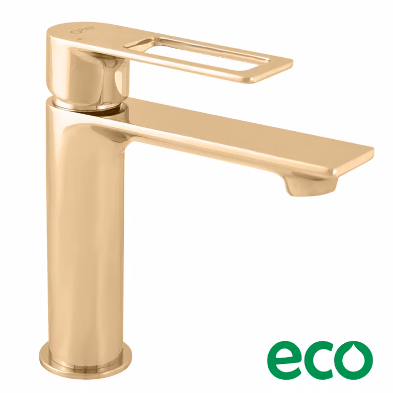 Slezák-RAV Miscelatore per lavabo NIL - oro - lucido, Colore: ORO - lucido, Finitura superficiale: PVD, Dimensioni: 1/2''