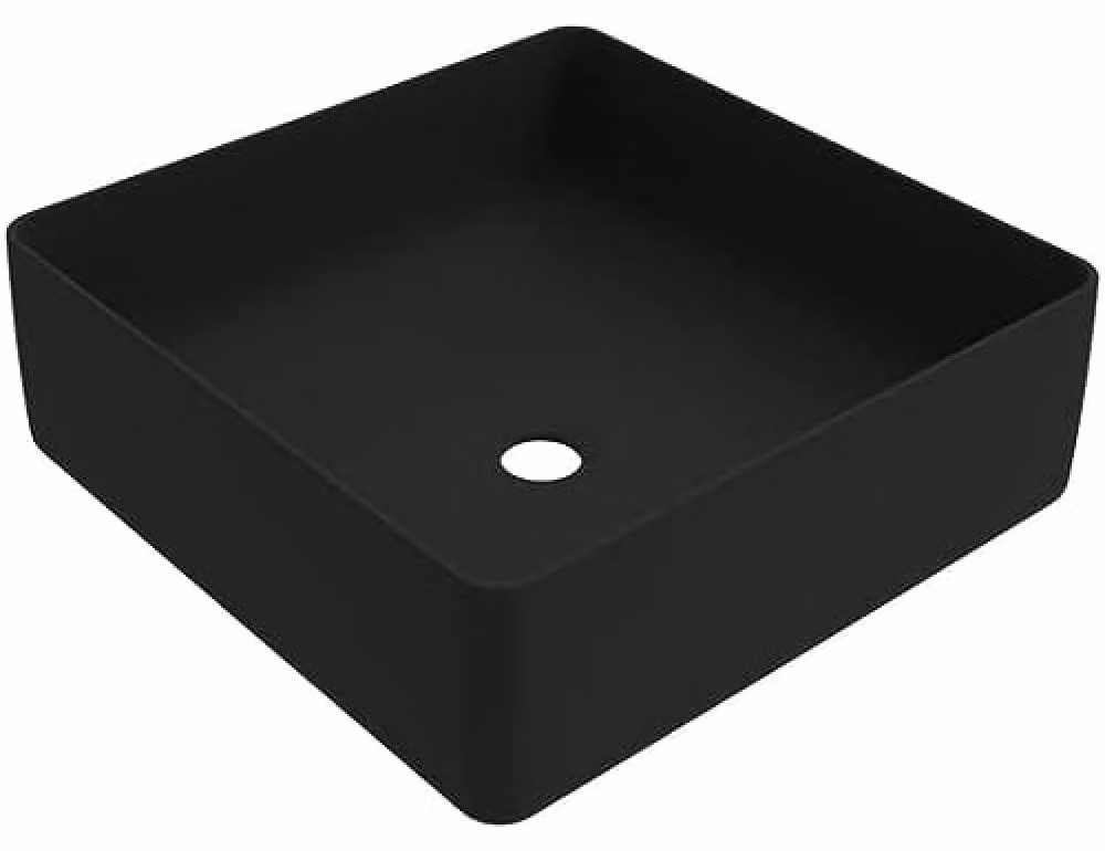 Lavabo da appoggio in Vetroceramica, senza troppofilo, dimensioni 1500x450 mm, bianco opaco