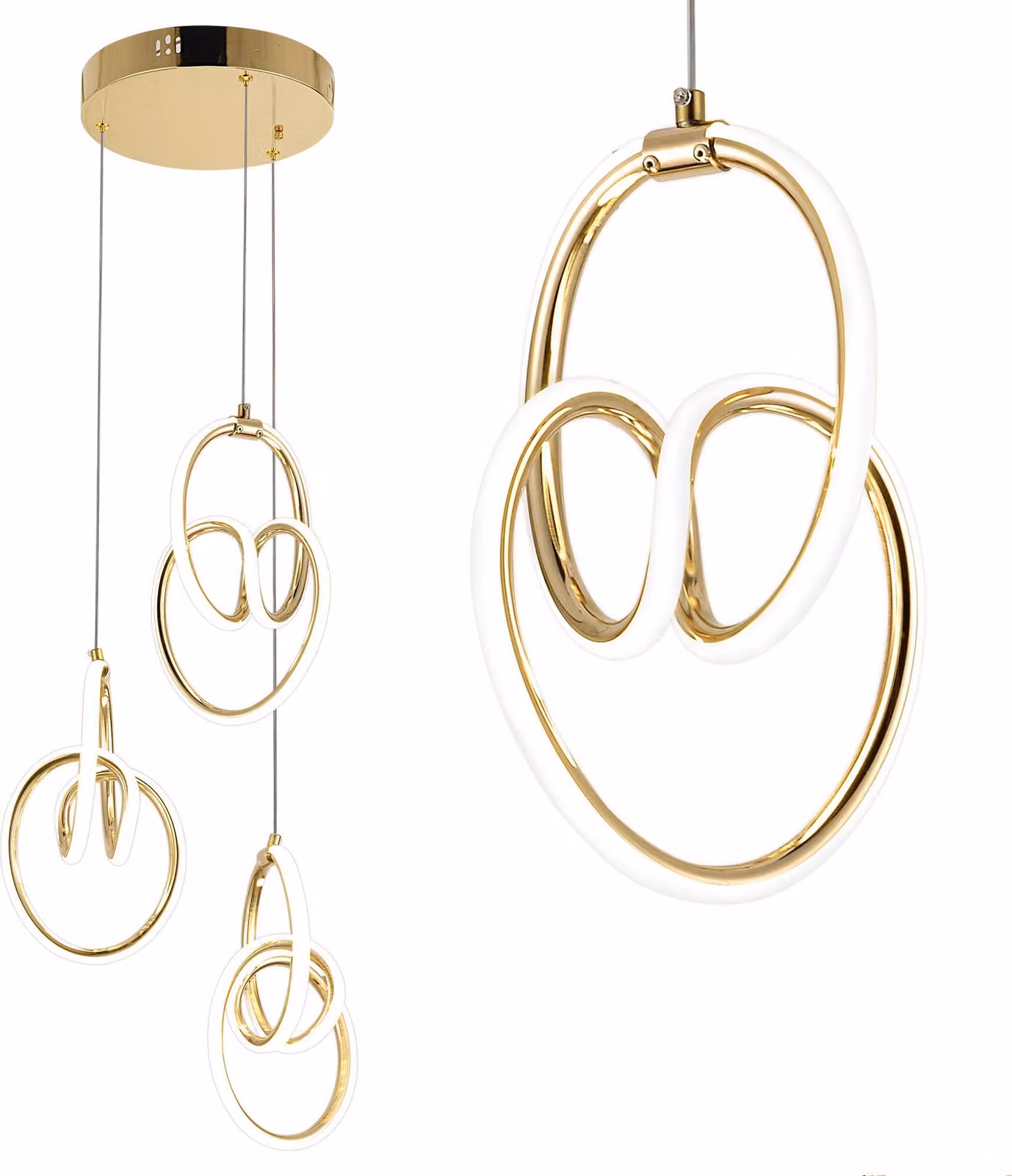 Lampada tooLight G082-3Cpr Gold