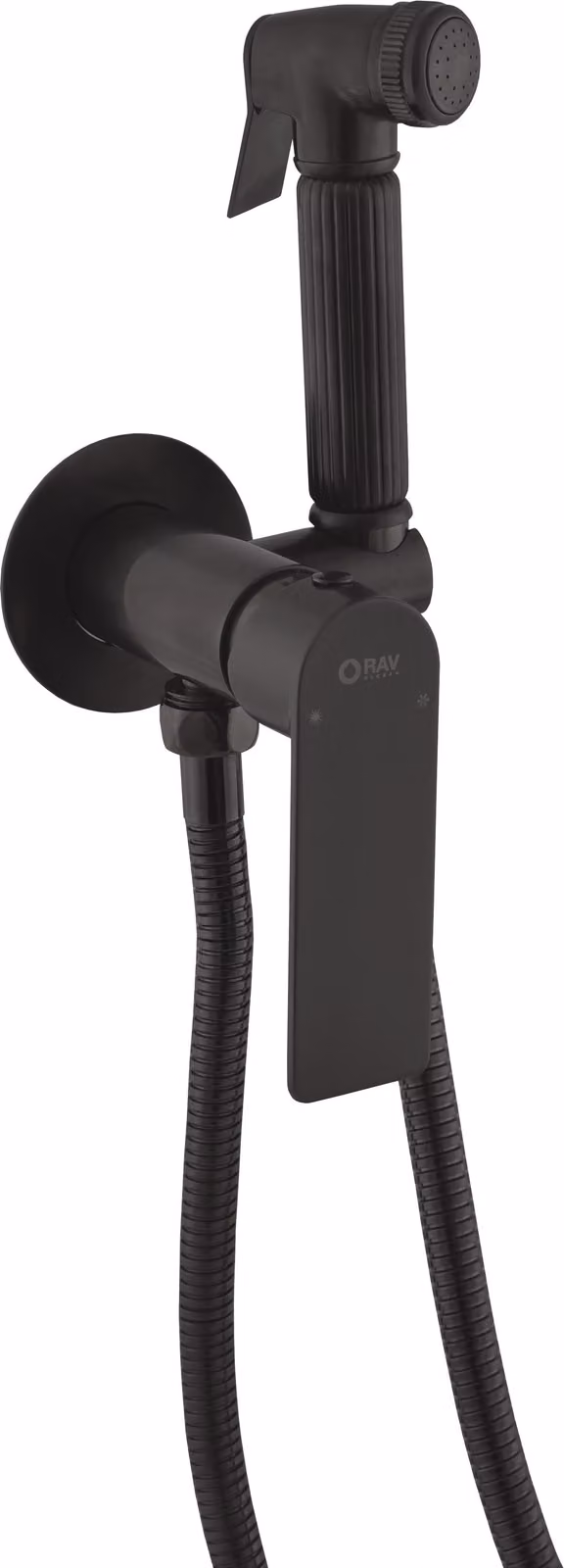 COLORADO - Miscelatore per bidet a parete, nero - opaco CO143/1CMAT, RAV Slezák