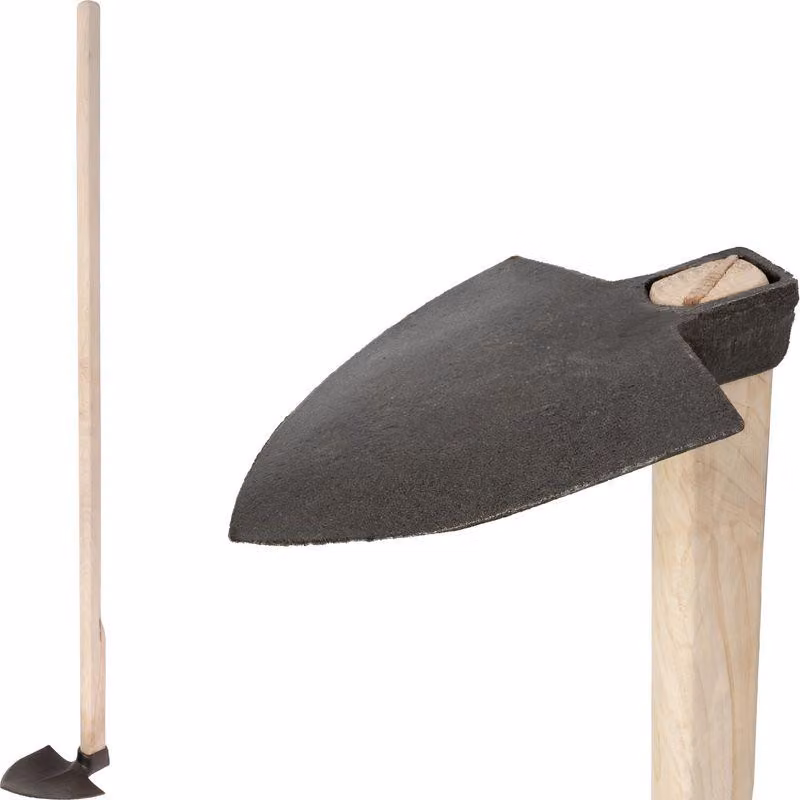 Zappa Gardex a punta, 630 g, forgiata, manico in legno