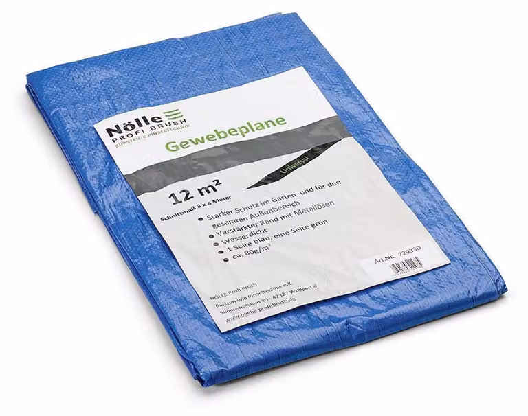 WESTEX 96930415 Telo in tessuto WESTEX con occhielli, 4 x 6 m, verde, 75 g