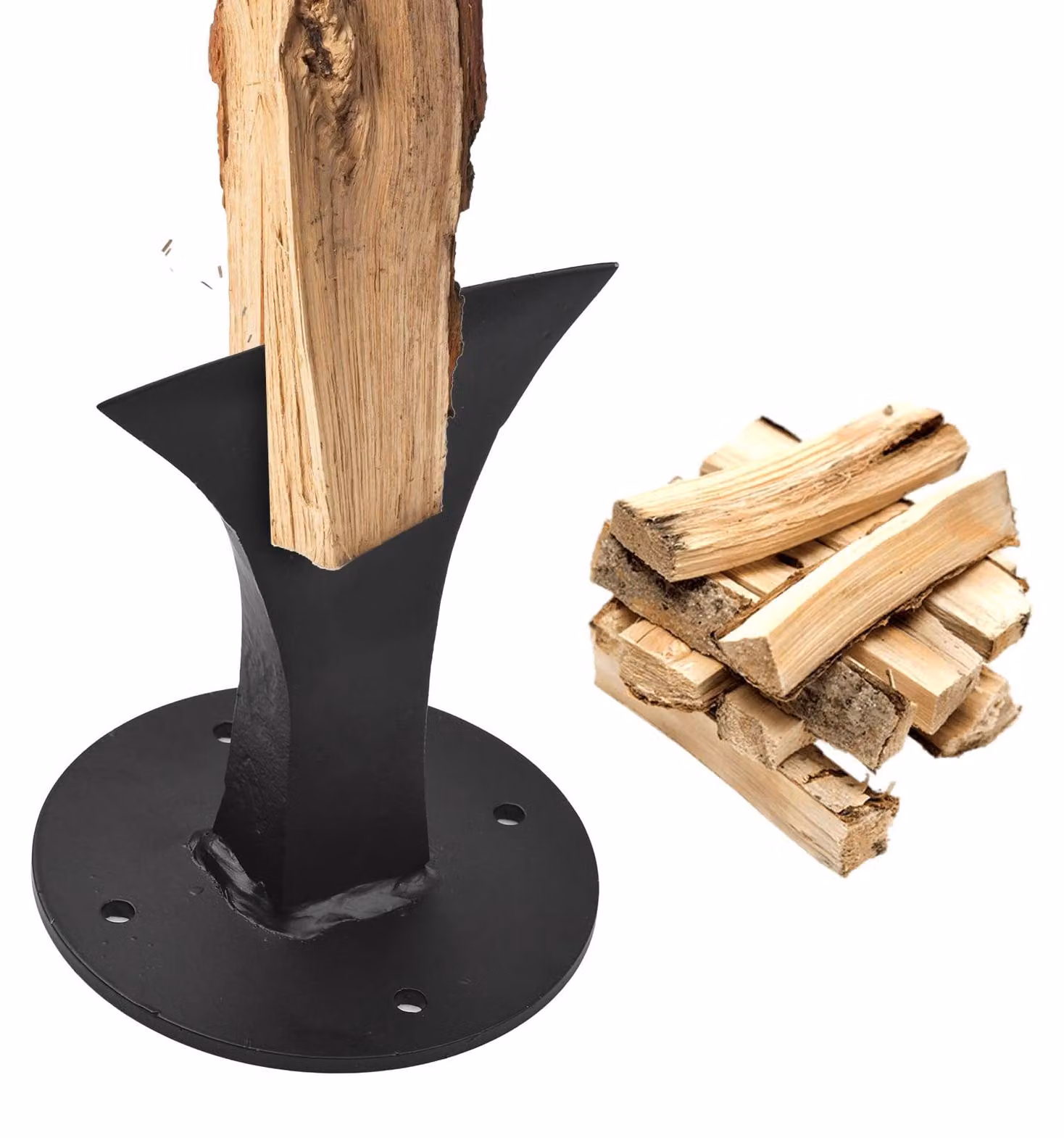 Spaccafuoco manuale, ideale per spaccare legna da ardere e per piccole stufe a legna
