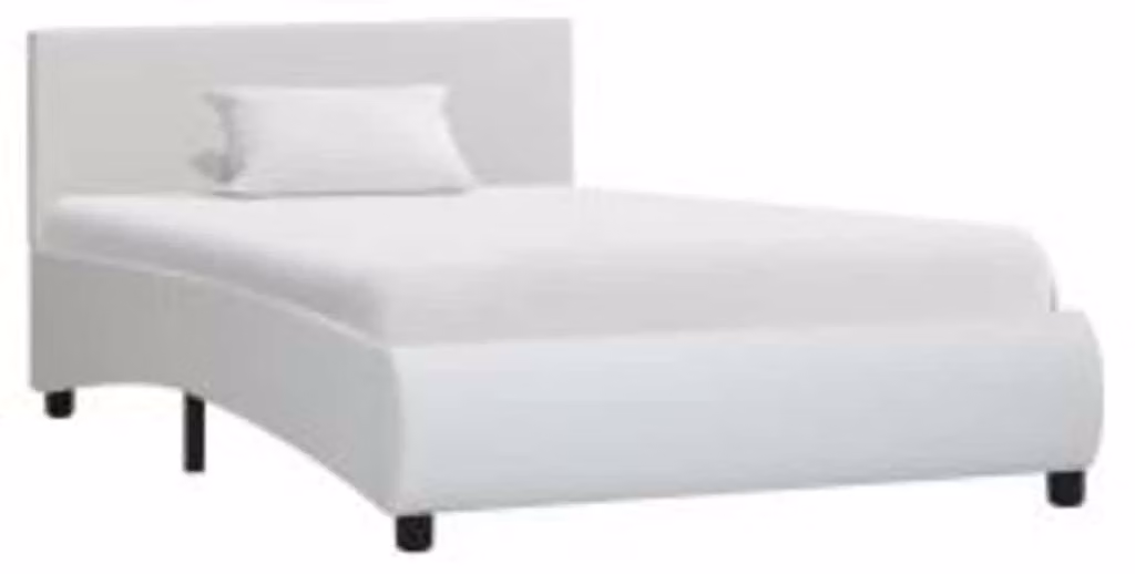 Giroletto con LED Bianco in Pelle finta 100x200 cm