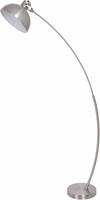 Lampada da terra ad arco Rabalux Otto in metallo cromo con attacco E27 60W