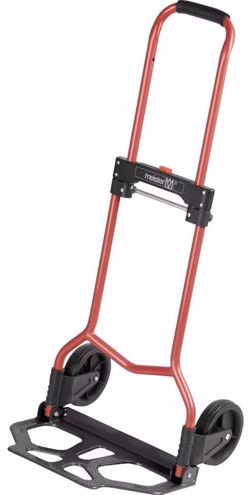 Solidchoice - Carrello pieghevole con regolazione dell'altezza e ruote in gomma