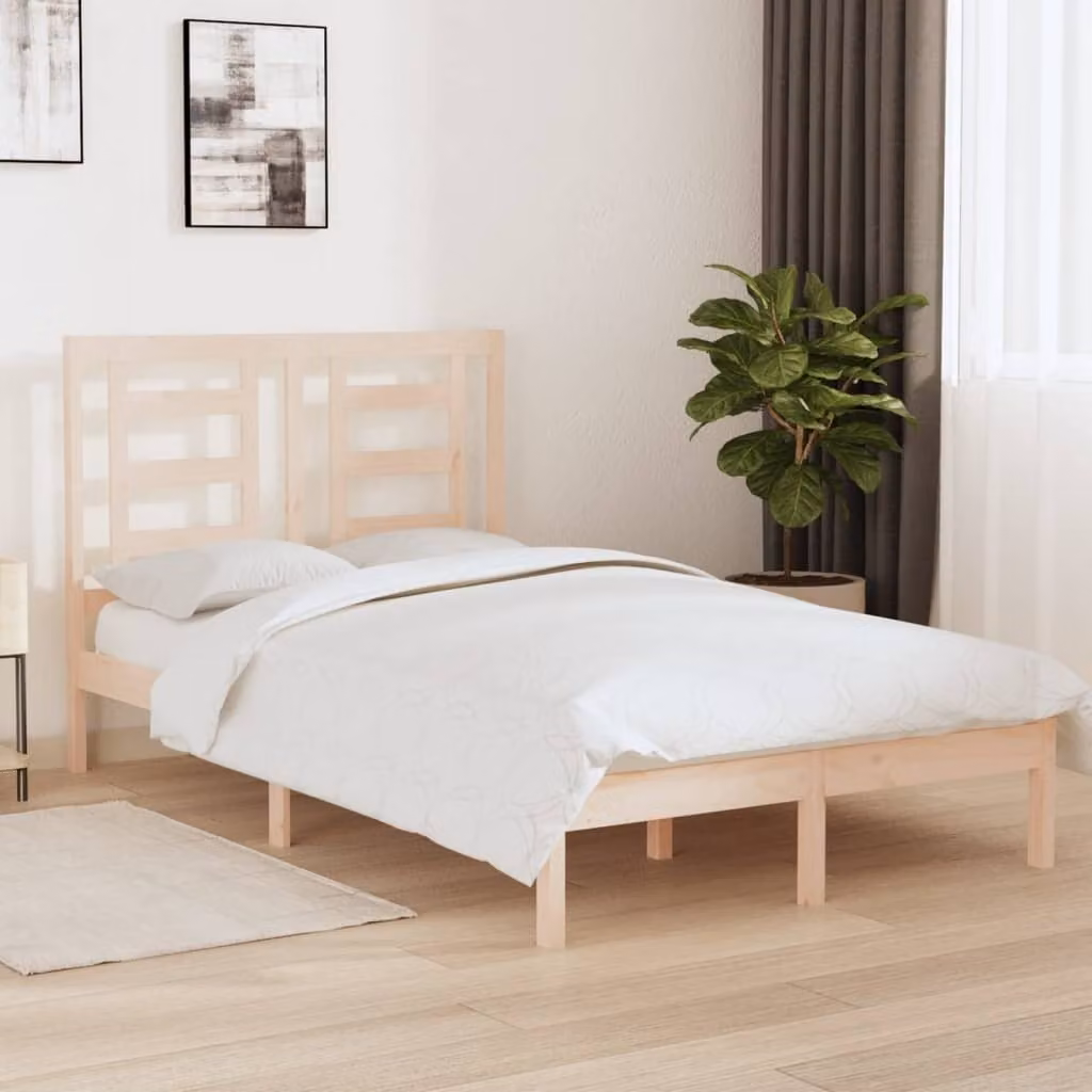The Living Store Letto in legno massiccio di pino 120x200 cm