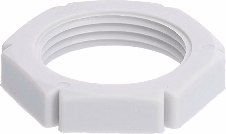 WISKA Controdado PG16x1,41 GPA-16 esagonale in poliammide (PA) colore grigio chiaro RAL 7035 - 1 pezzo