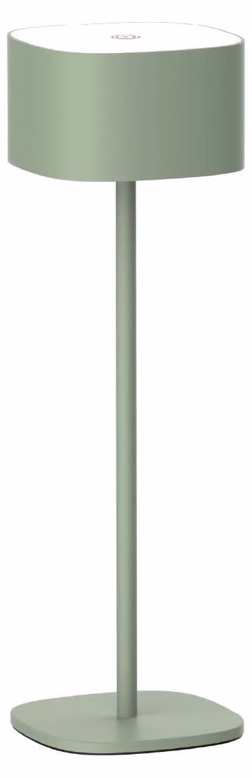 Luxus Europe - Lampada da tavolo Milos, verde scuro - Lampada da tavolo senza fili, adatta per interni ed esterni – Ricaricabile