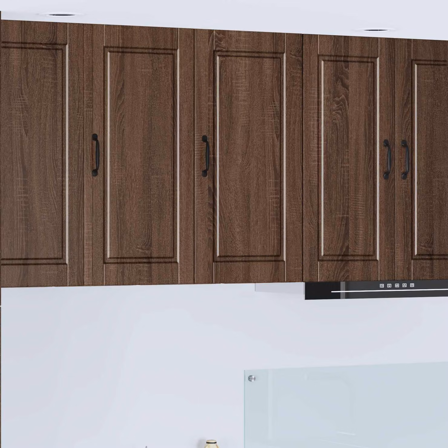vidaXL Armadietto a muro PORTO in Rovere Marrone, L 40 cm x P 31 cm x H 80 cm