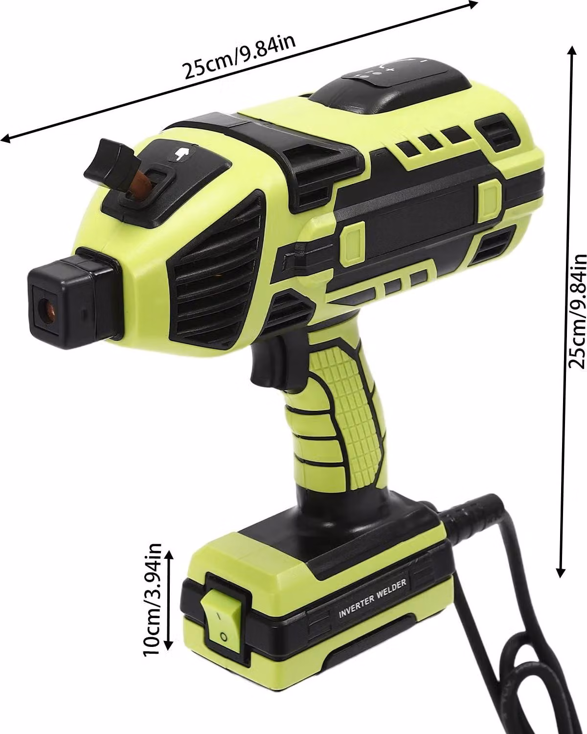 Saldatrice portatile - Saldatrice inverter IGBT manuale - Kit leggero - Ideale per lavori di carpenteria metallica e riparazioni - Verde