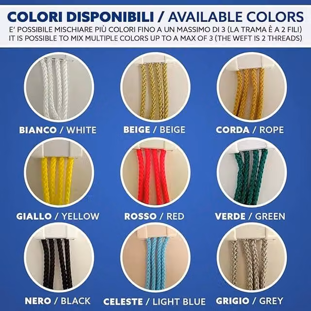 Tenda Antimosche in Cordoncino a Corda TENDEEVOLUTION Multicolore, L: 140 cm, H: 220 cm