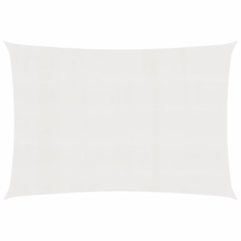 The Living Store Tenda da sole 160 g/m² Bianco 2,5x3 m HDPE