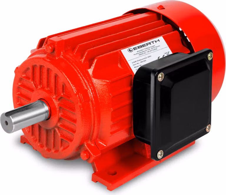 Motore elettrico EBERTH 400V con potenza di 2,2 kW, motore trifase in alluminio, trifase, velocità 2840 giri/min, corrente 4,8 A, fattore di potenza 0,95