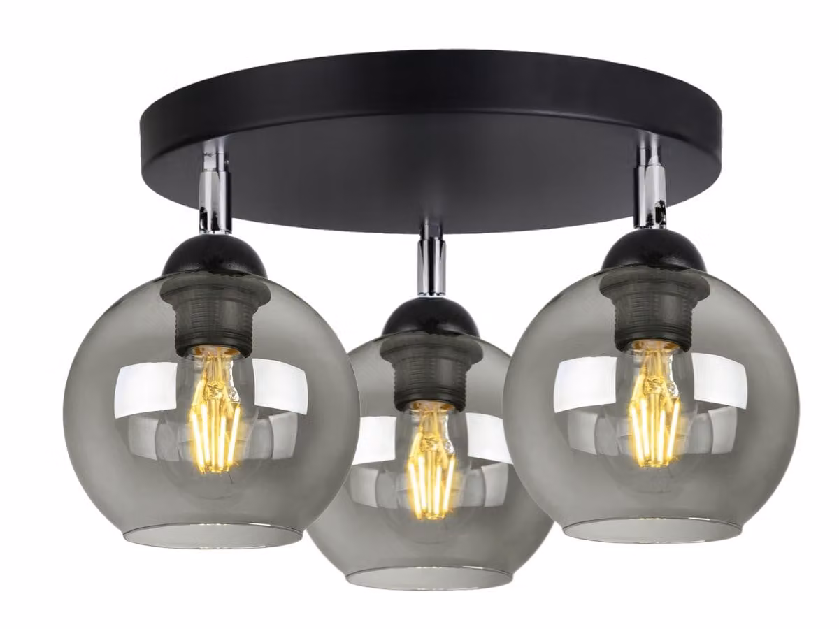 Lampada da soffitto Lampada a sospensione Ball Black Grey White (N100-EG3)
