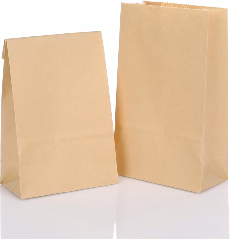 Sacchetti regalo in carta kraft - Piccoli - 100 pezzi - Ideali per essere riempiti da soli per feste di compleanno per bambini e per creare calendari dell'avvento fai-da-te per il 2025