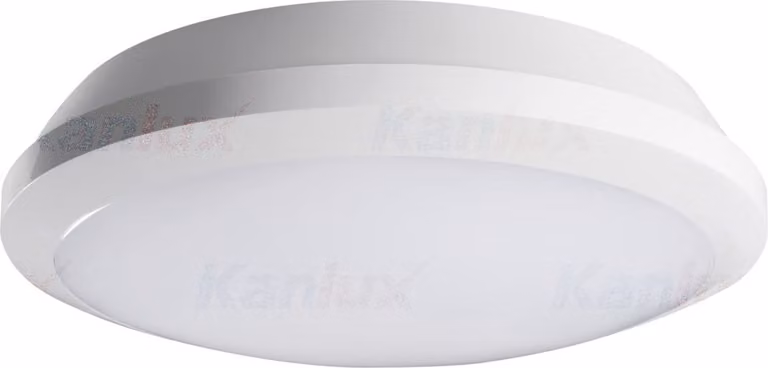 Plafone LED rotondo DABA bianco 26W, bianco neutro 2800 lm, plastica, dimensioni: 8,7 x 30 x 30 cm, IP65, Kanlux