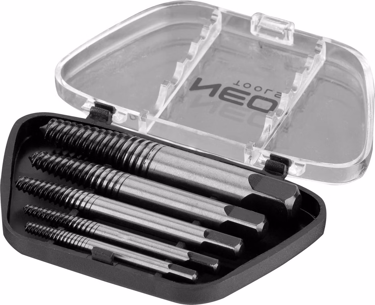 NEO TOOLS Estrattori di viti per viti rotte, set di 5 pezzi.