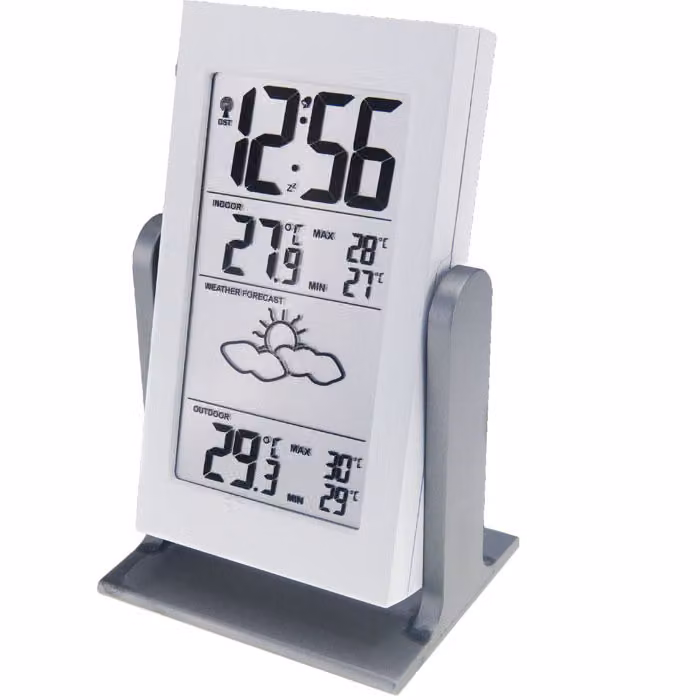 Technoline WS 9135 Stazione meteorologica wireless con sensore esterno Colore: bianco lucido