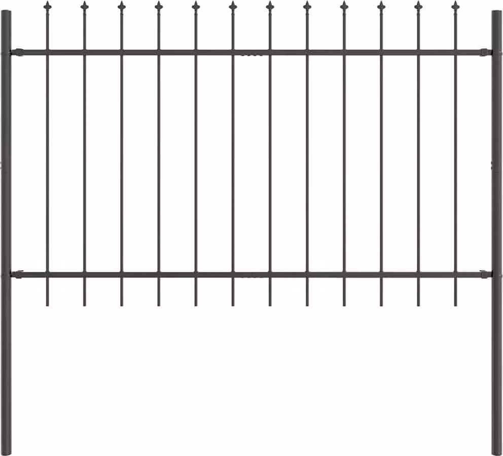 Recinzione per Giardino Woerden Grigio 1,7 x 1,2 m
