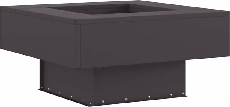 Focolare Nero 60 x 60 x 30 cm Acciaio