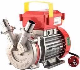 Elettropompa da travaso in acciaio inox Oil Rover Novax 25M rossa