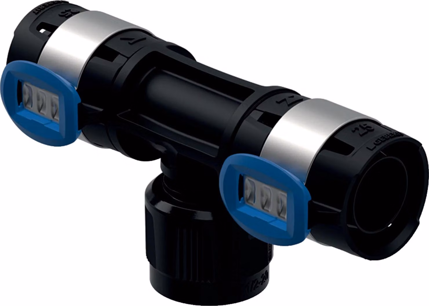 Geberit GE FlowFit, raccordo a T di transizione, Masterfix, PPSU, d16, RpMF1/2, 16 mm, 1 pz.