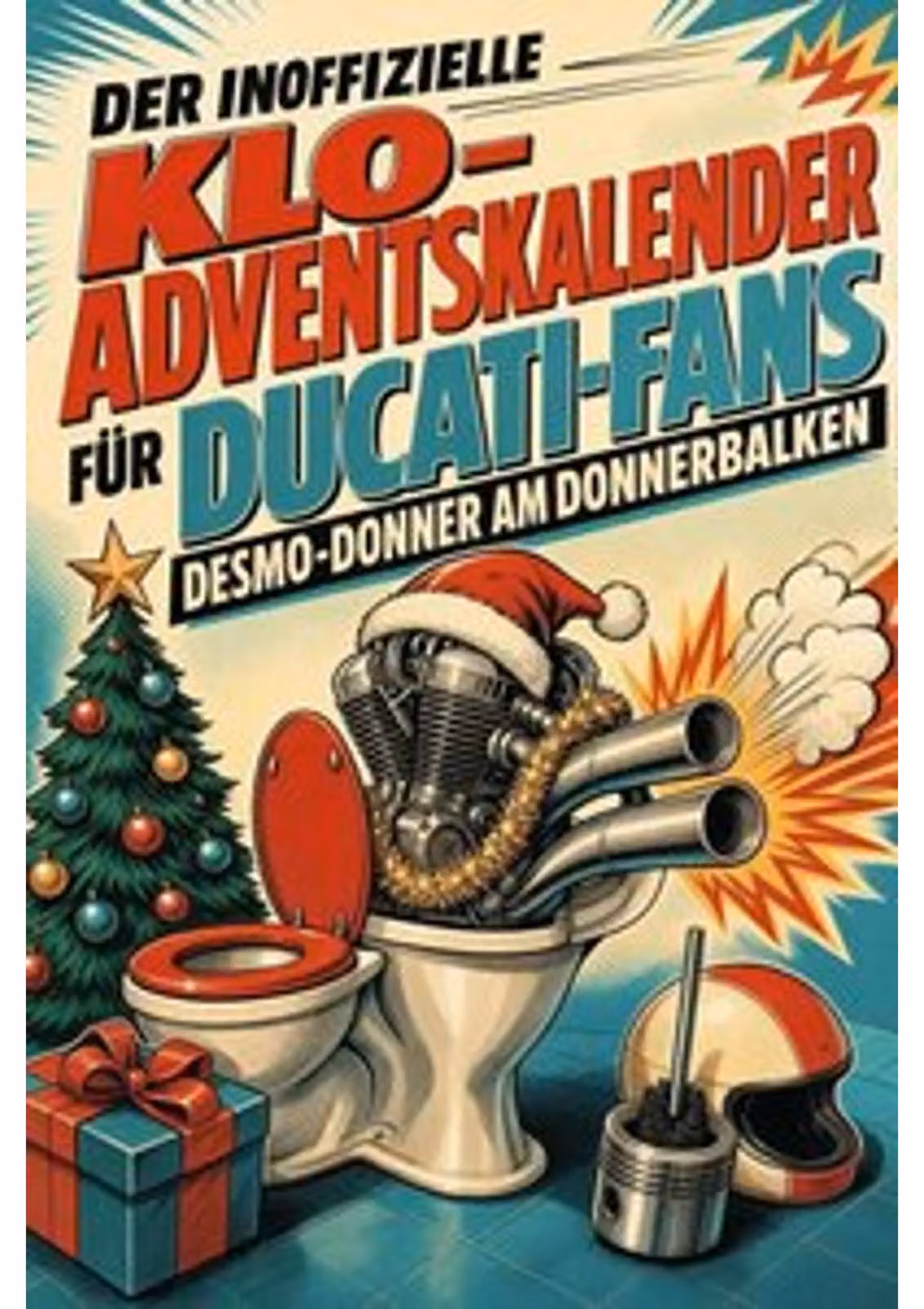 Il calendario dell'Avvento non ufficiale a tema bagno per gli appassionati di Ducati