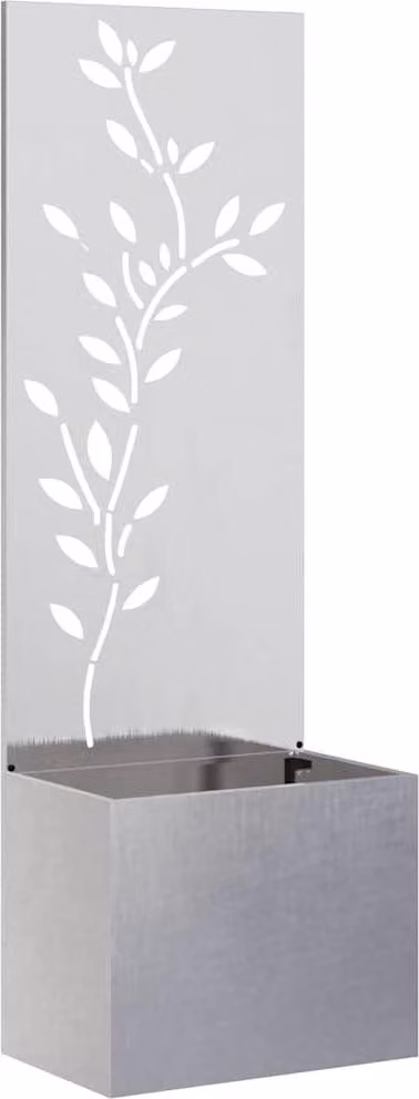 Schermo per privacy in giardino Floreale Argento 50 x 150 cm