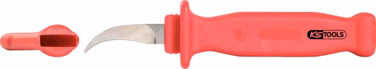 KS TOOLS Coltello per sezioni di carta con isolamento protettivo 205 mm - 117.1392