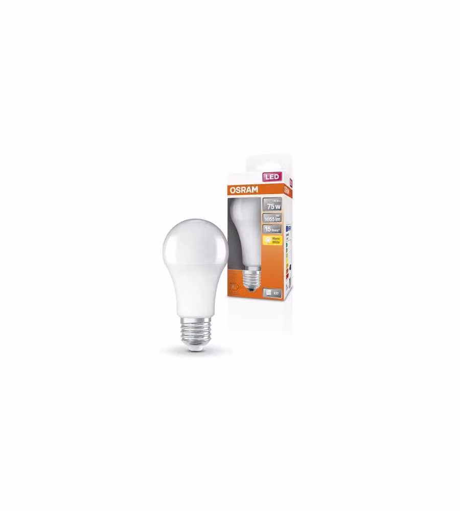 Lampadina LED Osram Star Classic A 75 Luce Calda E27