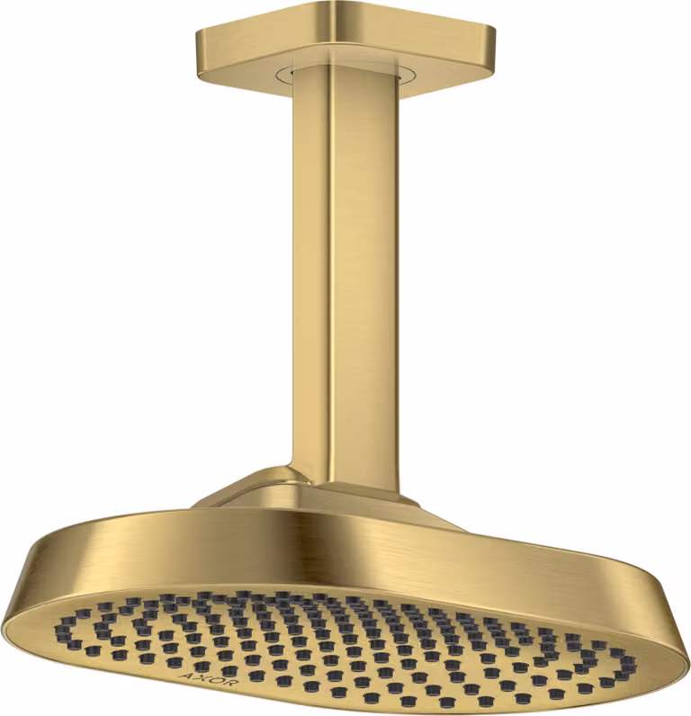 hansgrohe AXOR ShowerSphere Douche de tête 250/160 1jet EcoSmart avec raccordement au plafond, 6 l/min, 39771950, 39771950