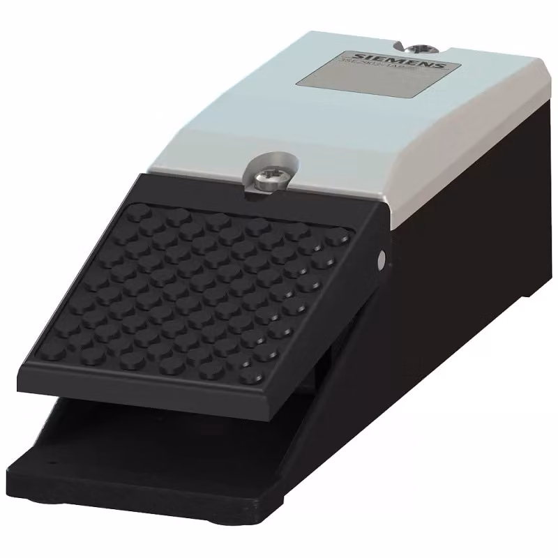Interruttore a pedale Siemens con ingresso cavi M20x1,5 IP65, 1S+1Ö, senza calotta di protezione 3SE29122AB20