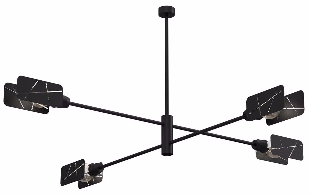 Plafoniera Astra 4Xe27 Lampada a soffitto
