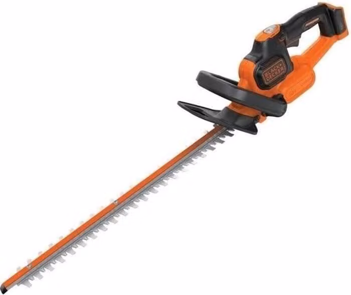 Tagliasiepi a batteria BLACK&DECKER GTC18452PCB-XJ, 18 V, lunghezza lama 45 cm, Powercommand, batteria non inclusa, arancione/nero