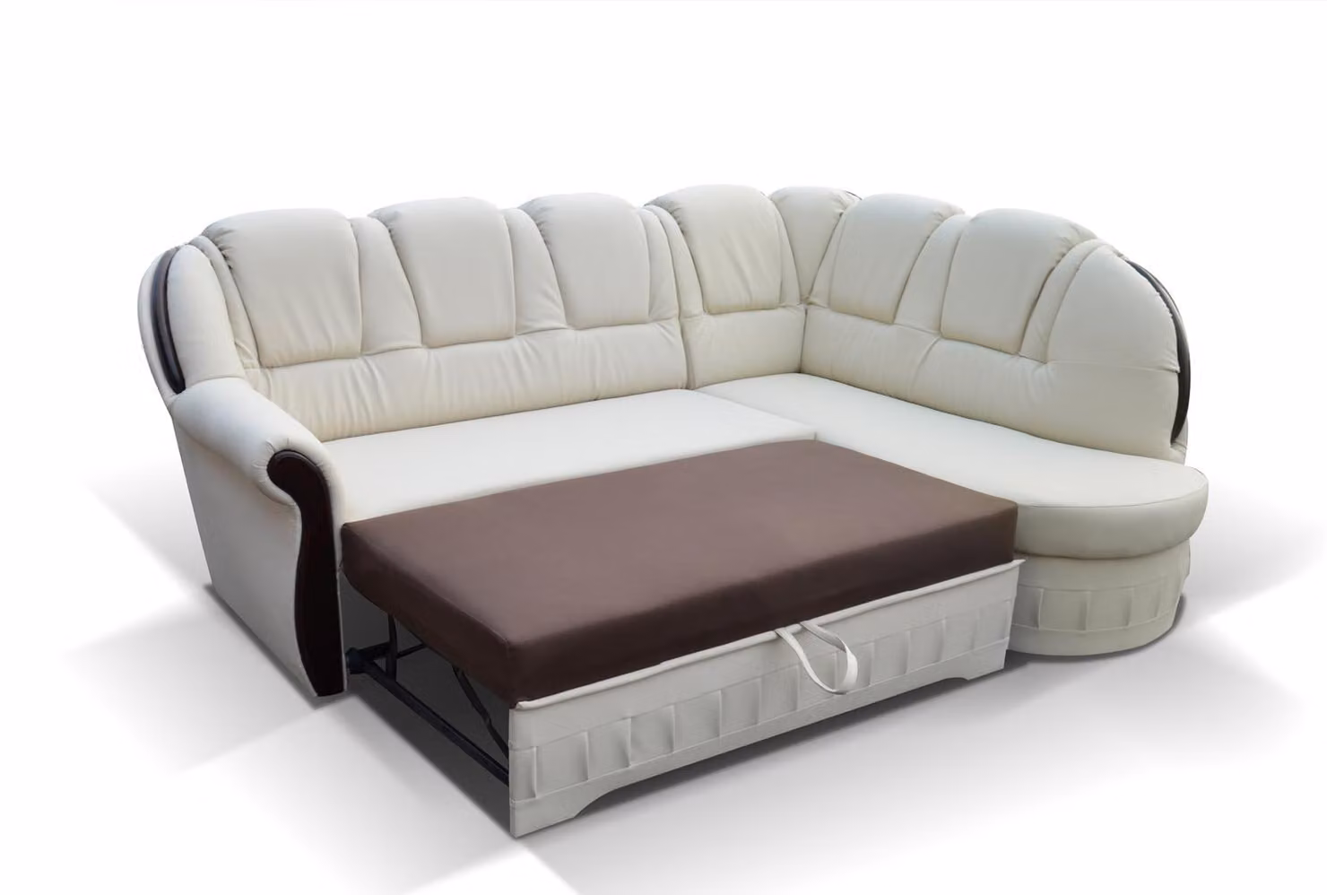 Klassische Ecksofa Schlafsofa Couch Polster Eckgarnitur Ecksofa