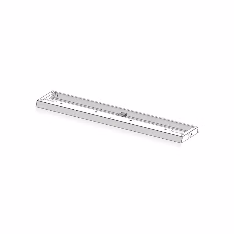 Base di supporto ABN per parete S, SP, altezza 80 mm, larghezza 1050 mm U408