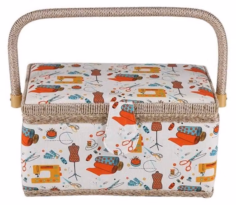 Contenitore portaoggetti 27,8 x 18 x 14,5 cm - Contenitore con coperchio - Contenitore con scomparti - Organizzatore per abiti - Contenitore decorativo