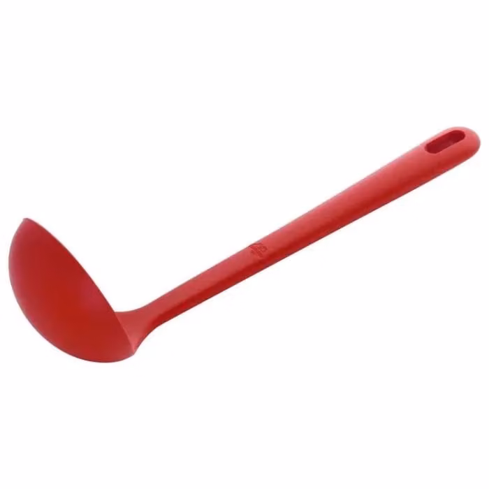 Mestolo rosso in silicone Ballarini