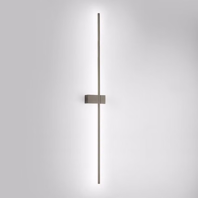 Applique LED Gea Cynara in metallo bianco e oro con luce calda dimmabile