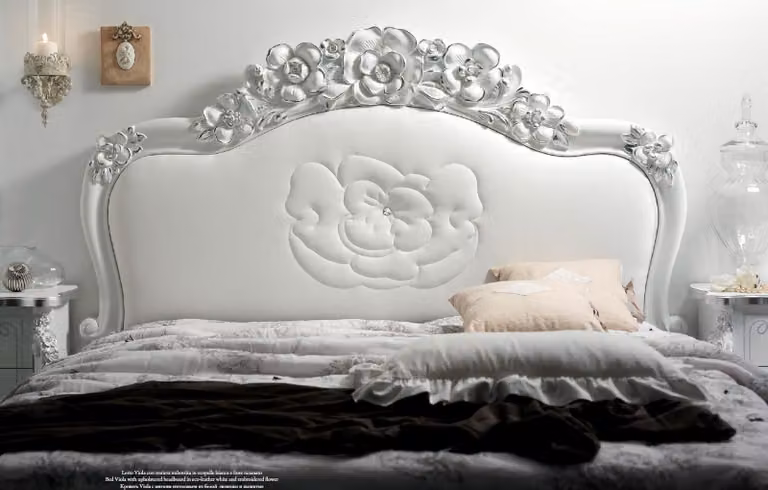 Bett Weiß Schlafzimmer Betten Holz Luxus Möbel Design Klassische Hotel Doppel