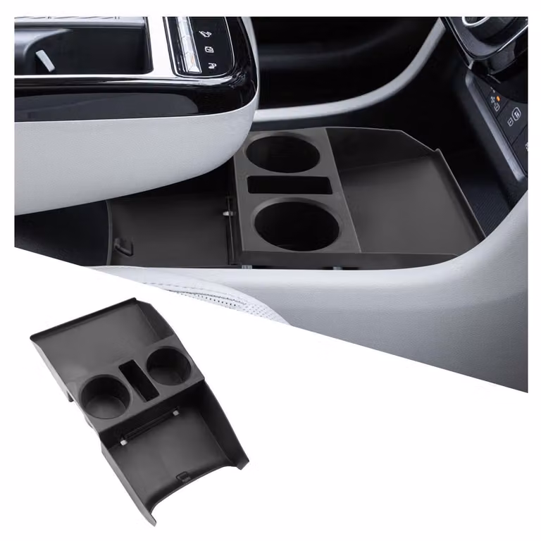 Contenitore portaoggetti per la console centrale di Hyundai Tucson NX4 2024-2026 (trasmissione automatica elettronica), materiale ABS