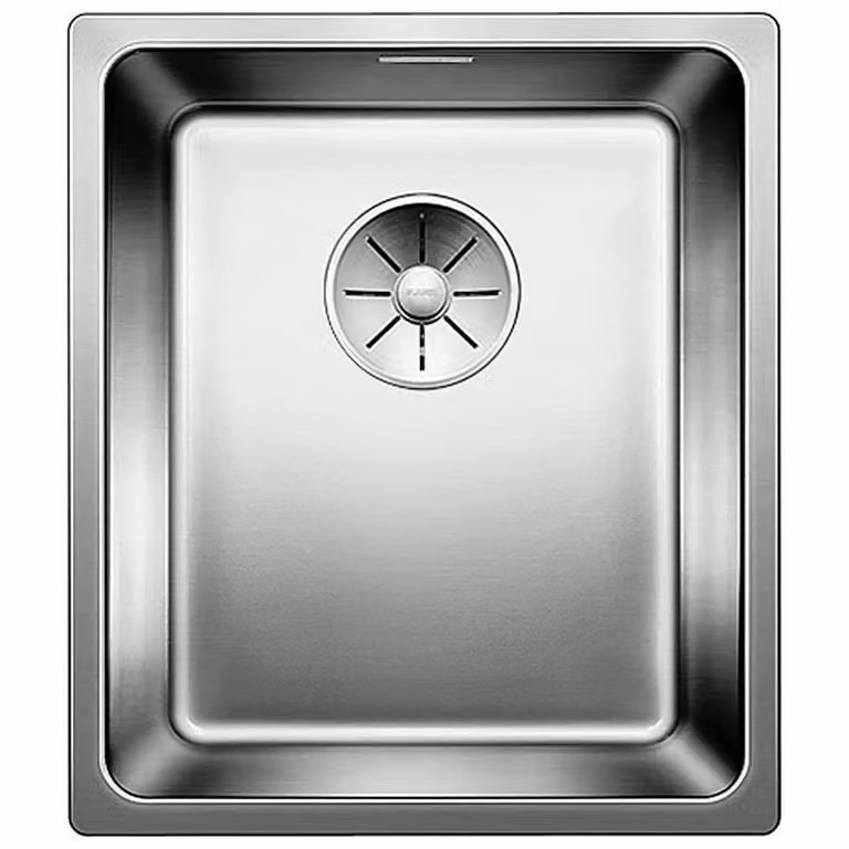 BLANCO ANDANO 340-IF Lavello a bordo piatto / Acciaio inox / Tappo