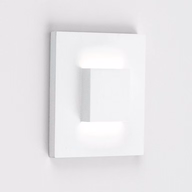EVN LQ230 LED incasso parete up/down bianco, Bianco / Opale, Corridoio, Acciaio Inox, Moderno, Lampade da incasso per negozi
