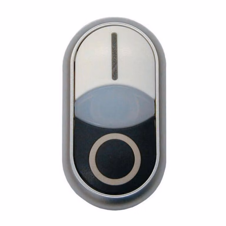 Pulsante doppio Eaton M22-DDL-WS-X1/X0 216706