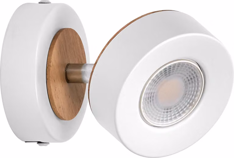 OSRAM DECOR SPOT PLUTO, 4,8W, 300lm, bianco, faretto, teste regolabili, versatile, faretto per interni, colore della luce bianco caldo, ottica di alta qualità, facile installazione